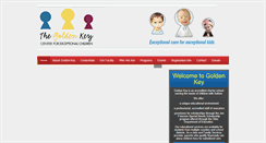 Desktop Screenshot of goldenkeychildcare.com